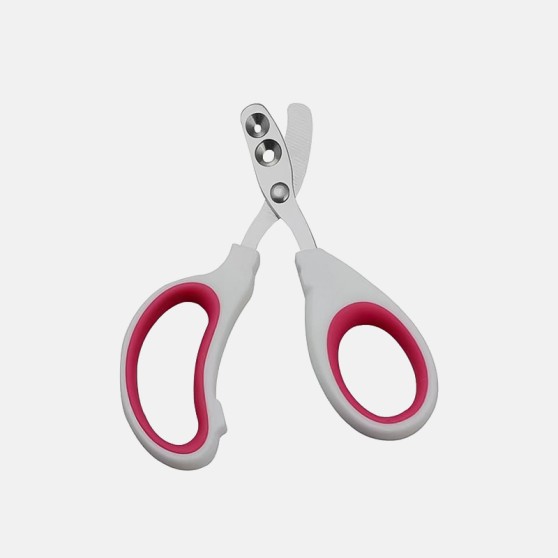 Dual-Hole Stainless Steel Pet Nail Clippers