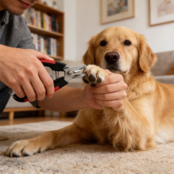 Pet Nail Clippers with Safety Lock