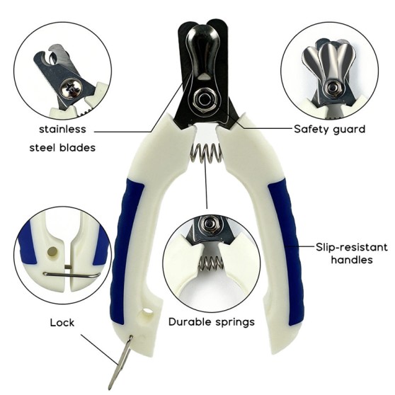 Pet Nail Clippers with Safety Lock Pet Nail Clippers with Safety Lock