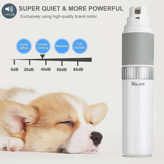 Silicone Non-slip Electric Pet Nail Grinder