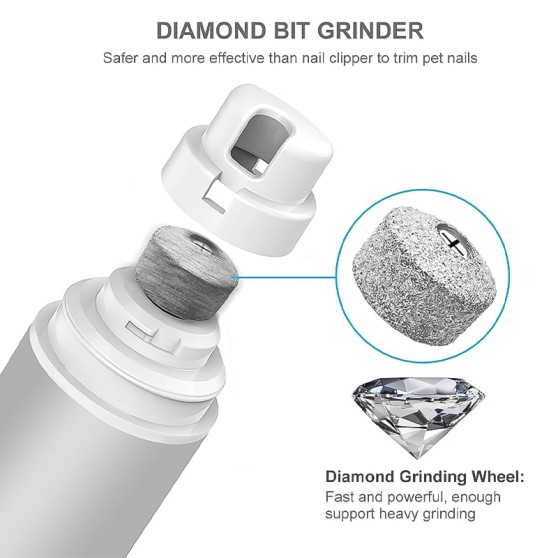Silicone Non-slip Electric Pet Nail Grinder Silicone Non-slip Electric Pet Nail Grinder