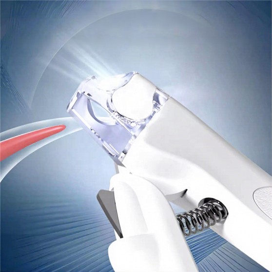 LED-Illuminated Safe Pet Nail Clippers