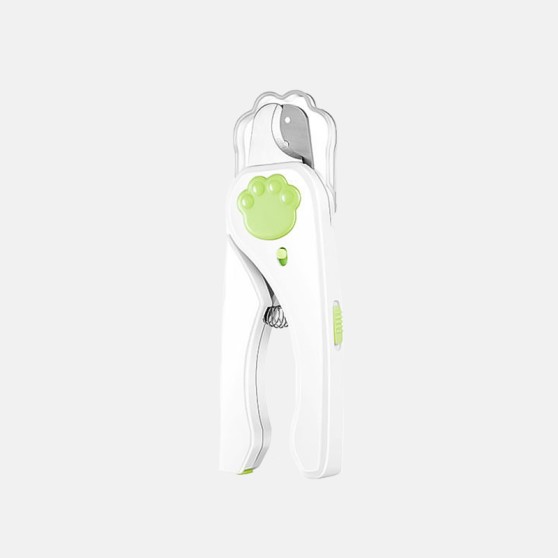 Cat-Paw-Shaped Nail Clippers with LED Light