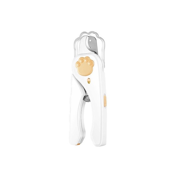 Cat-Paw-Shaped Nail Clippers with LED Light