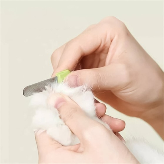Cat-Paw-Shaped Nail Clippers with LED Light