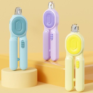 Cute & Playful Nail Clippers with Built-in Nail File